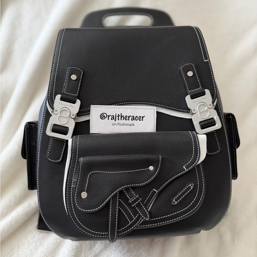 Christian Dior Men’s Saddle backpack 2019 (renamed Maxi Gallop, 2024)